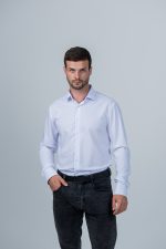 Приталенная рубашка Grossir, модал — GROSSIR, фото 1