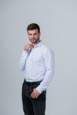 Приталенная рубашка Grossir, модал — GROSSIR, фото 7